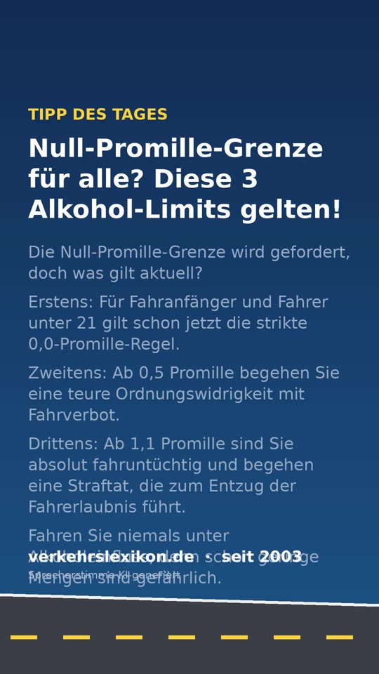 Alkohol am Steuer: Diese Promillegrenzen müssen Sie kennen